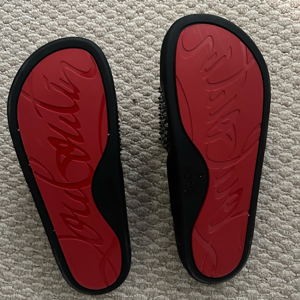 Men’s Louboutin slides